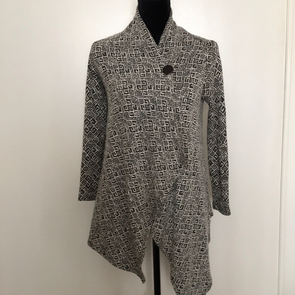 BOBEAU JACKET WITH ONE BUTTON.